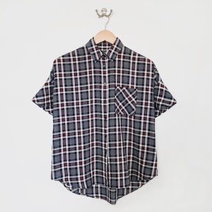 🌱 Madewell Navy, Red + White Top | XXSmall